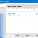 Find Duplicate Contacts freeware screenshot