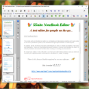 SSuite NoteBook Editor freeware screenshot