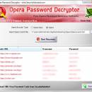 Opera Password Decryptor freeware screenshot