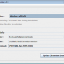 JChromiumUpdater freeware screenshot