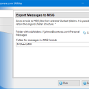 Export Messages to MSG for Outlook freeware screenshot