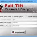 Full Tilt Password Decryptor freeware screenshot