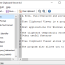 Free Clipboard Viewer freeware screenshot