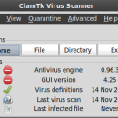 ClamTk for Linux freeware screenshot