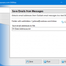 Save Email Addresses freeware screenshot