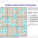 Sudoku Game Solver Generator for Windows freeware screenshot