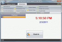 CKZ Time Clock Free Edition freeware screenshot