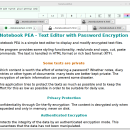 Notebook PEA freeware screenshot