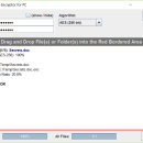 S.S.E. File Encryptor for PC freeware screenshot