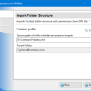 Import Folder Structure for Outlook freeware screenshot