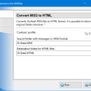 Convert MSG to HTML for Outlook freeware screenshot