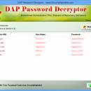 Password Decryptor for DAP freeware screenshot