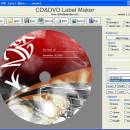 CD&DVD Label Maker freeware screenshot