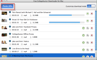 Free CollegeHumor Downloader for Mac freeware screenshot