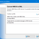 Convert MBOX to EML for Outlook freeware screenshot
