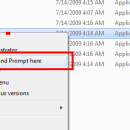 Open Command Prompt Here freeware screenshot