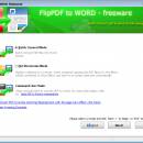Flip PDF to Word - Freeware freeware screenshot