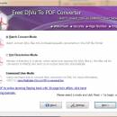 CAKSOFT Free DjVu to PDF freeware screenshot