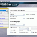 Miraplacid Text Driver SDK freeware screenshot