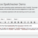 TinyMce Spellchecker Demo freeware screenshot