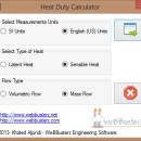 Heat Duty Calculator freeware screenshot