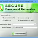Secure Password Generator freeware screenshot
