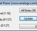 AnalogX Virtual Piano freeware screenshot