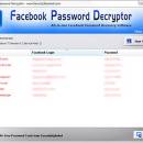 Facebook Password Decryptor freeware screenshot