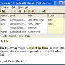 Free Email Marketing: Broadcast By Email freeware screenshot