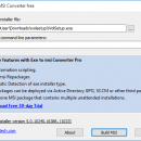 Exe to MSI Converter free freeware screenshot