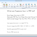 Freemore Scan to PDF freeware screenshot