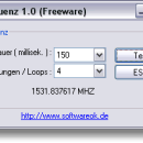 CpuFrequenz freeware screenshot