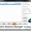 System Restore Manager freeware screenshot