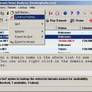 Domain Name - Analyzer & Generator freeware screenshot