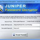 Juniper Password Decryptor freeware screenshot