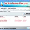 Pale Moon Password Decryptor freeware screenshot