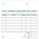 Sales Invoice Template freeware screenshot