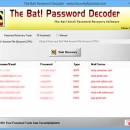 The Bat Password Decoder freeware screenshot