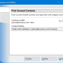 Find Unused Contacts freeware screenshot