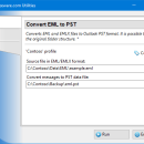 Convert EML to PST for Outlook freeware screenshot