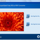 SuperGeek Free JPG to PDF Converter freeware screenshot