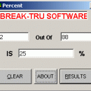 PERCENT CE freeware screenshot