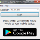 Vov Remote Mouse freeware screenshot