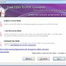 JCSOFT Free DjVu to PDF Changer freeware screenshot