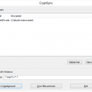 CryptSync freeware screenshot