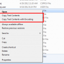 Copy Text Contents freeware screenshot