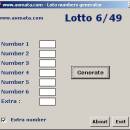 Lotto number generator freeware screenshot