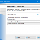 Import Messages from MBOX Files freeware screenshot
