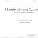 Ultimate Windows Customizer freeware screenshot