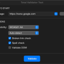 Total Validator Test for Mac freeware screenshot